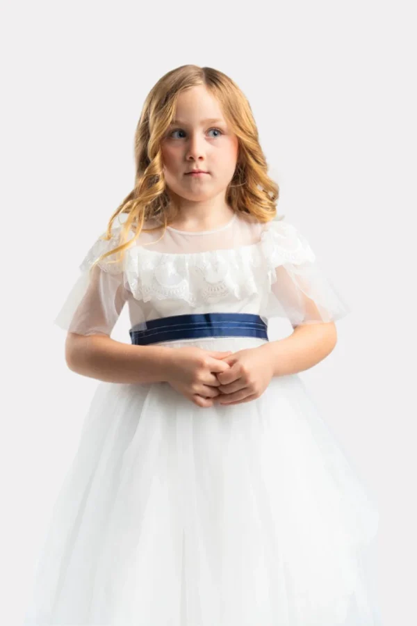 Alice dress white tulle - Image 2