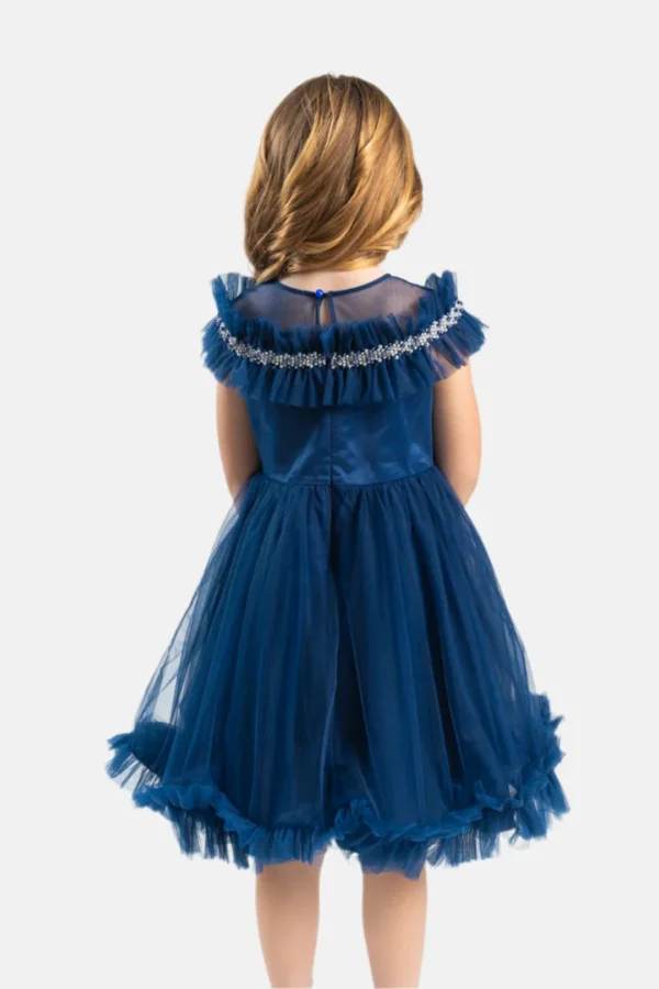 Viola dress blue tulle - Image 2