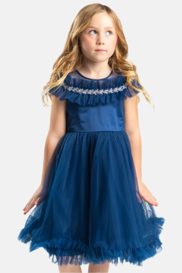 Viola dress blue tulle - Image 4